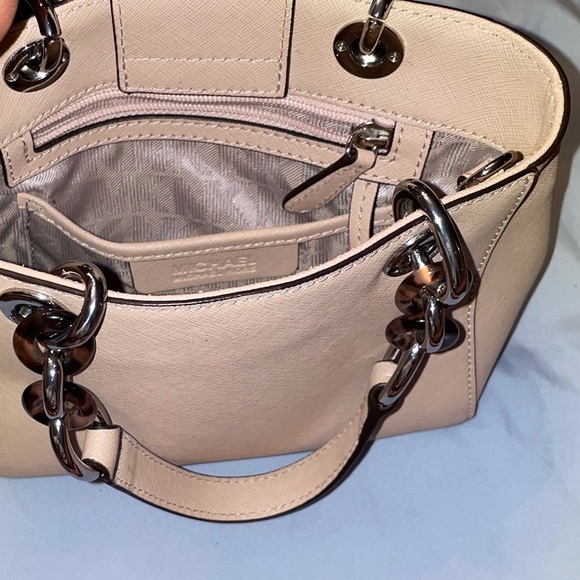 Michael Kors small pastel pink bag Lady Dior style girly birthday gift bride - Picture 6 of 11